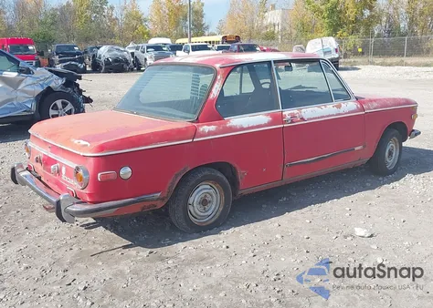 1973 BMW 2002 from USA, damaged, VIN 2593504